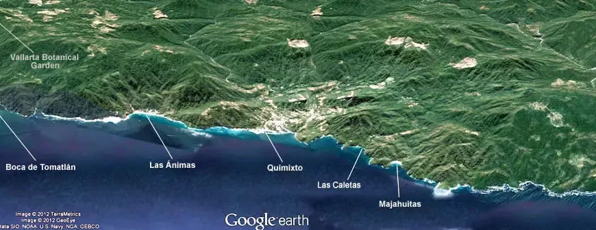 Zona Sur de Puerto Vallarta y sus atractivos