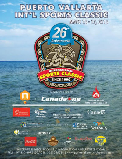 Del 15 al 17 de mayo de 2015 – XXVI Aniversario Puerto Vallarta Int’l Sports Classic