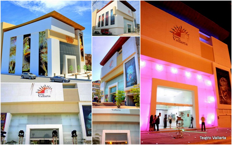 Exterior views of Teatro Vallarta in Puerto Vallarta, venue for Raúl Di Blasio concert